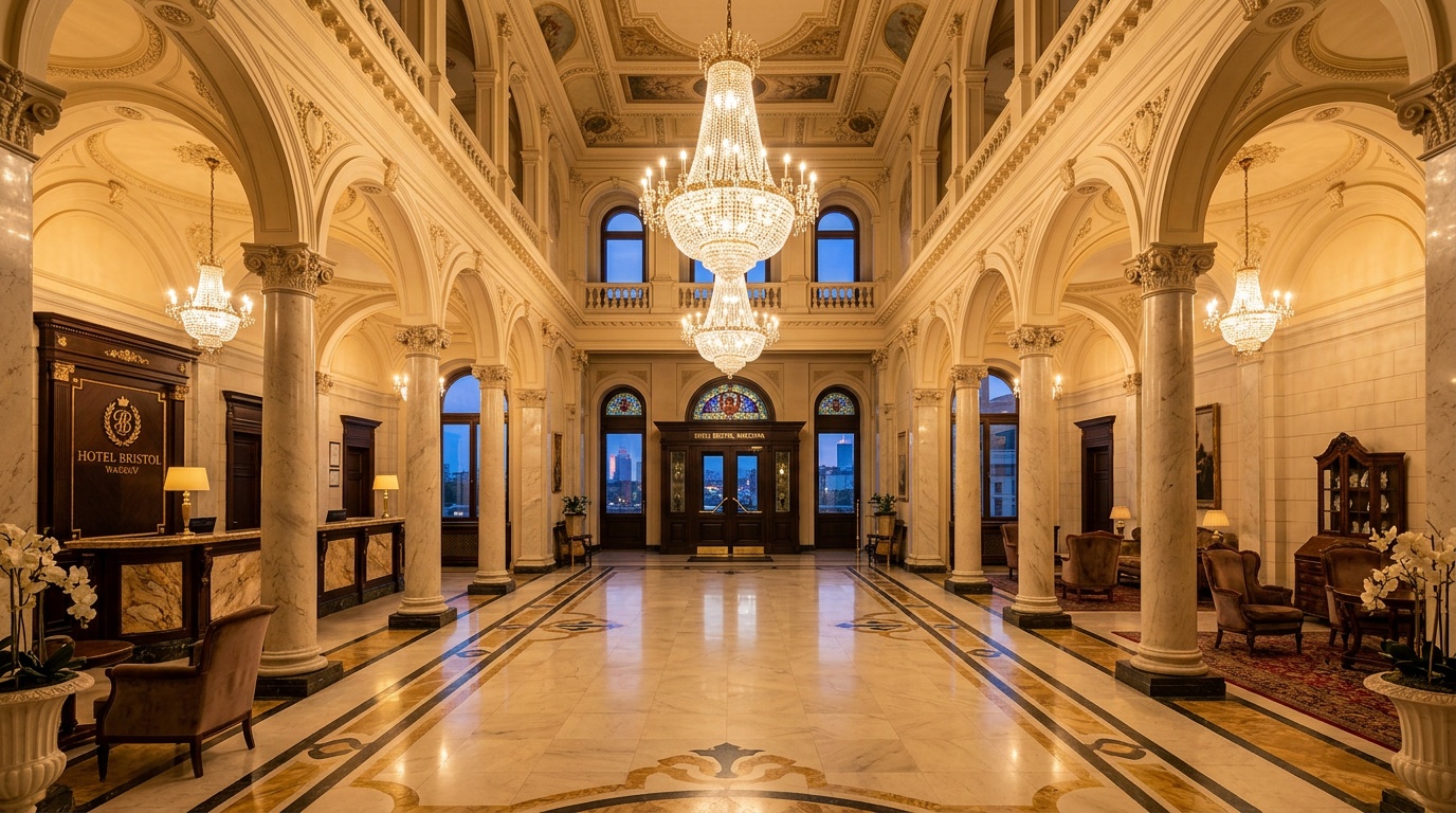 Eleganckie lobby kasyno
